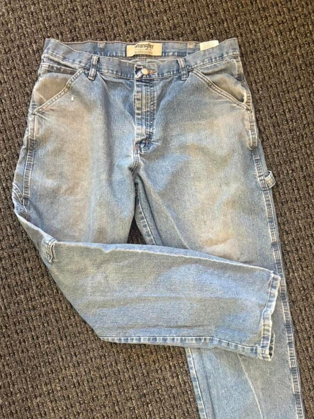 Vintage blue denim jeans, Size 34"